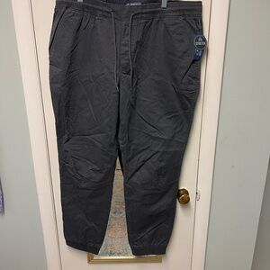 American rag Black Cargo Pants with Elastic Waistband XL NWT